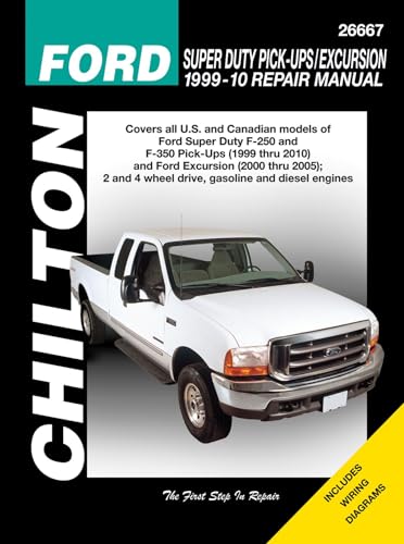 Read Ford Super Duty Pick-ups & Excursion, 1999-2010 (Chilton's Total Car Care Repair Manual), written by Chilton Read Ford Super Duty Pick-ups & Excursion, 1999-2010 (Chilton's Total Car Care Repair Manual), written by Chilton