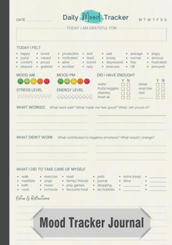 Read Mood Tracker Journal - Daily Mood Tracker Notebook | Daily Health & Wellness Diary with Prompts | Mental Health Diary, written by Robert Lemaster Read Mood Tracker Journal - Daily Mood Tracker Notebook | Daily Health & Wellness Diary with Prompts | Mental Health Diary, written by Robert Lemaster