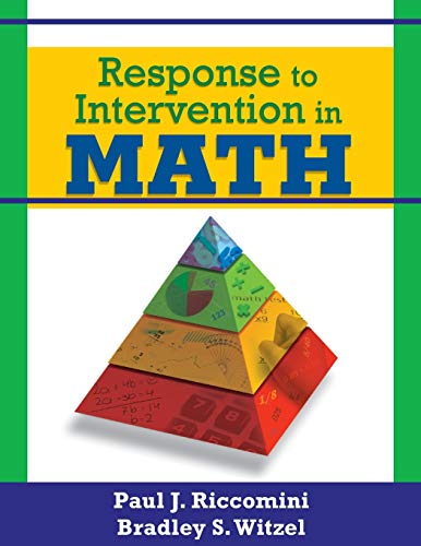 Read Response to Intervention in Math, written by Paul J. Riccomini; Bradley S. Witzel