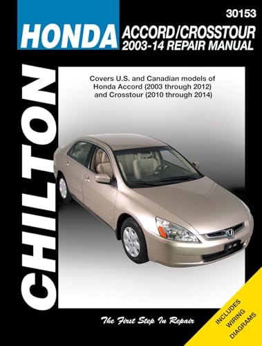 Read Honda Accord (2003-14) & Crosstour (2010-12) but exc. hybrid models & FWD models, written by Editors of Chilton Read Honda Accord (2003-14) & Crosstour (2010-12) but exc. hybrid models & FWD models, written by Editors of Chilton