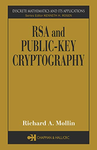 Read RSA and Public-Key Cryptography, written by Richard A. Mollin