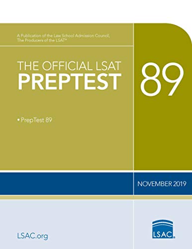 Read The Official LSAT PrepTest 89: (November 2019 LSAT), written by Law School Admission Council