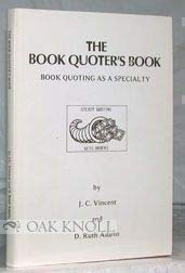 Read The Book Quoter's Book - Book Quoting As A Specialty, written by J. C. & Adams Vincent